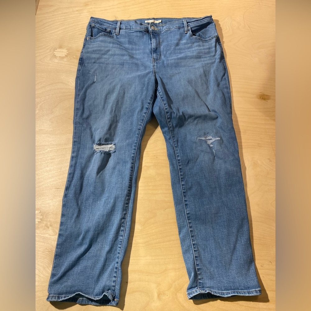 Levi 724 High Rise Straight Jeans 20W x 29 (IO)